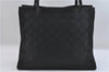 Authentic GUCCI Bamboo Shoulder Hand Bag GG Nylon Leather 0021010 Black 0762F