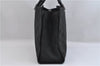 Authentic GUCCI Bamboo Shoulder Hand Bag GG Nylon Leather 0021010 Black 0762F