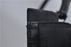 Authentic GUCCI Bamboo Shoulder Hand Bag GG Nylon Leather 0021010 Black 0762F