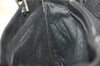 Authentic GUCCI Bamboo Shoulder Hand Bag GG Nylon Leather 0021010 Black 0762F