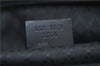 Authentic GUCCI Bamboo Shoulder Hand Bag GG Nylon Leather 0021010 Black 0762F