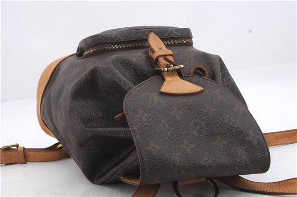 Authentic Louis Vuitton Monogram Montsouris MM Backpack M51136 LV 0763D