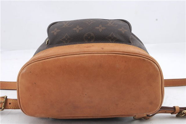 Authentic Louis Vuitton Monogram Montsouris MM Backpack M51136 LV 0763D