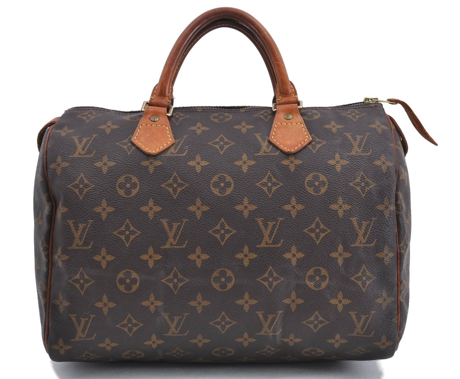 Authentic Louis Vuitton Monogram Speedy 30 Hand Bag Purse M41526 LV 0764D