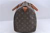 Authentic Louis Vuitton Monogram Speedy 30 Hand Bag Purse M41526 LV 0764D