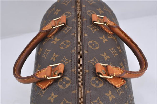 Authentic Louis Vuitton Monogram Speedy 30 Hand Bag Purse M41526 LV 0764D