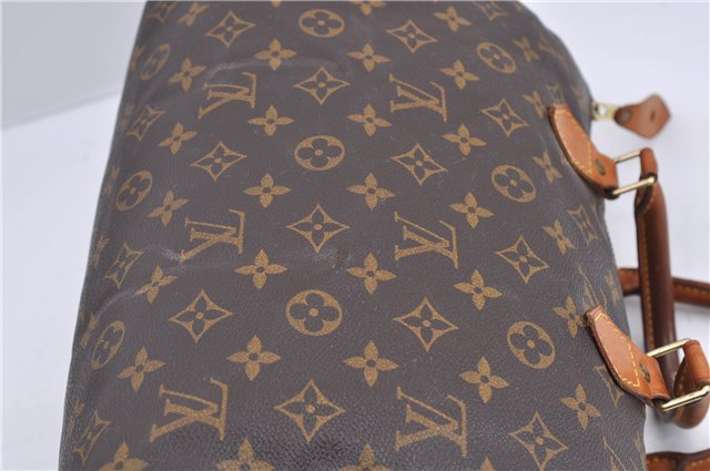 Authentic Louis Vuitton Monogram Speedy 30 Hand Bag Purse M41526 LV 0764D