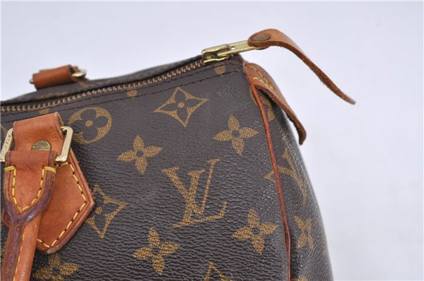 Authentic Louis Vuitton Monogram Speedy 30 Hand Bag Purse M41526 LV 0764D