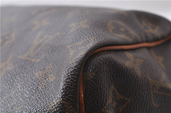 Authentic Louis Vuitton Monogram Speedy 25 Hand Bag M41528 LV 0766D