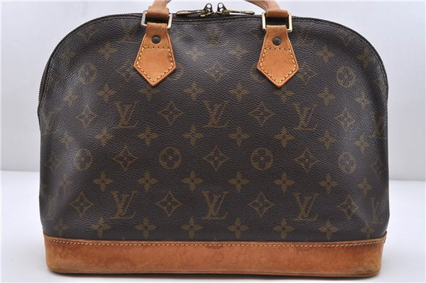 Authentic Louis Vuitton Monogram Alma Hand Bag Purse M51130 LV 0767D