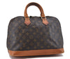 Authentic Louis Vuitton Monogram Alma Hand Bag M51130 LV 0768D