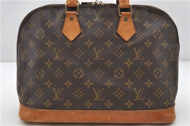 Authentic Louis Vuitton Monogram Alma Hand Bag Purse M51130 LV 0770D