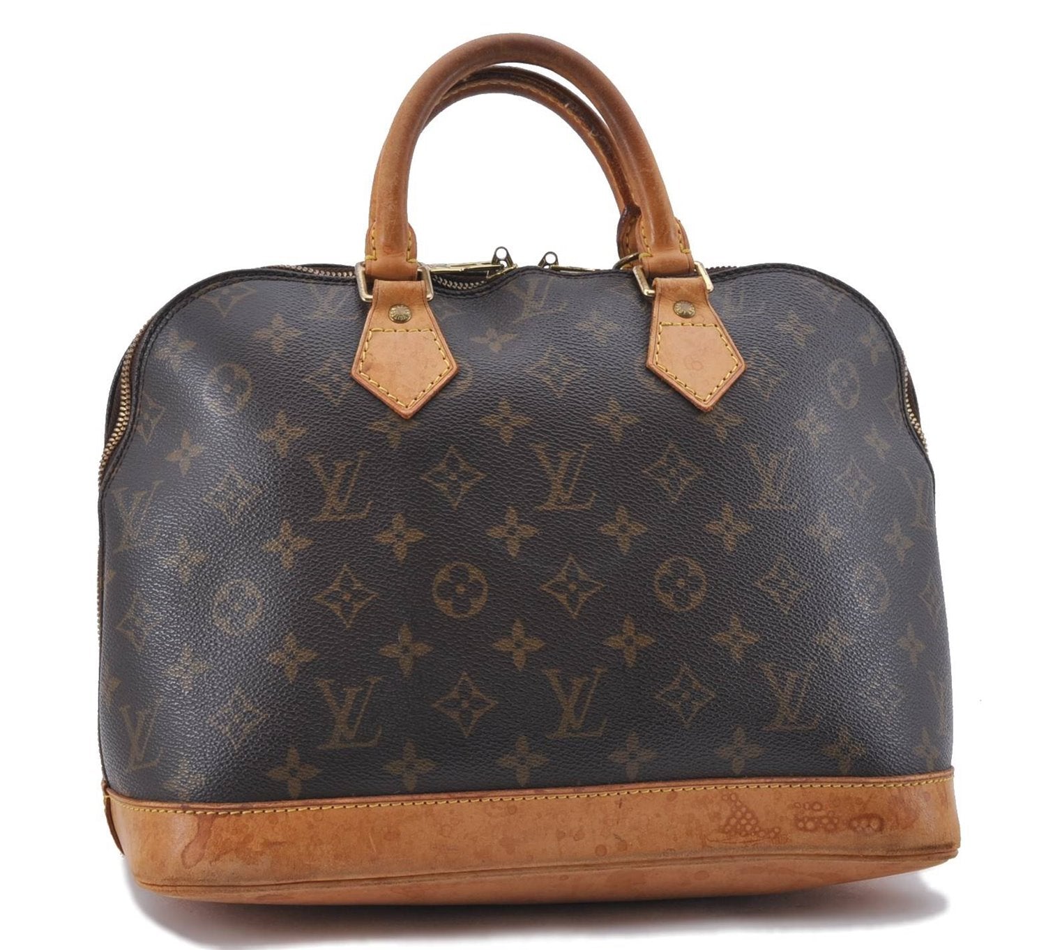 Authentic Louis Vuitton Monogram Alma Hand Bag M51130 LV 0772D