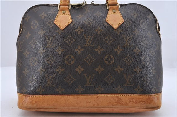 Authentic Louis Vuitton Monogram Alma Hand Bag M51130 LV 0772D