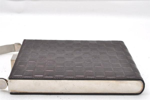 Authentic Louis Vuitton Damier Vernis Ange Hand Bag Purse M92105 Bordeaux 0773I