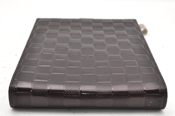 Authentic Louis Vuitton Damier Vernis Ange Hand Bag Purse M92105 Bordeaux 0773I