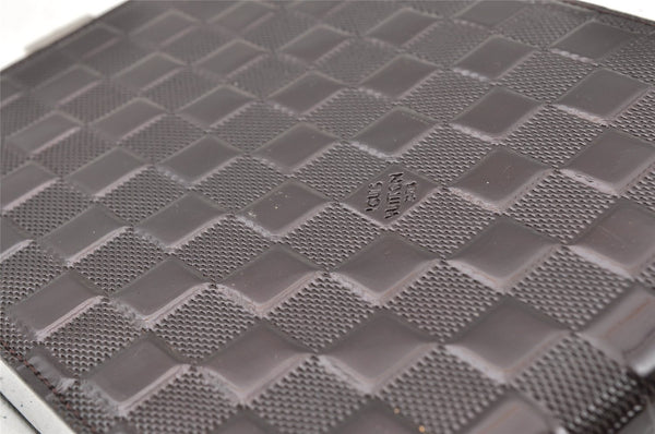 Authentic Louis Vuitton Damier Vernis Ange Hand Bag Purse M92105 Bordeaux 0773I