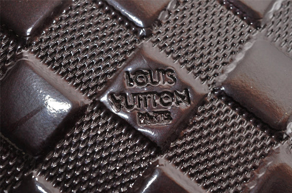 Authentic Louis Vuitton Damier Vernis Ange Hand Bag Purse M92105 Bordeaux 0773I