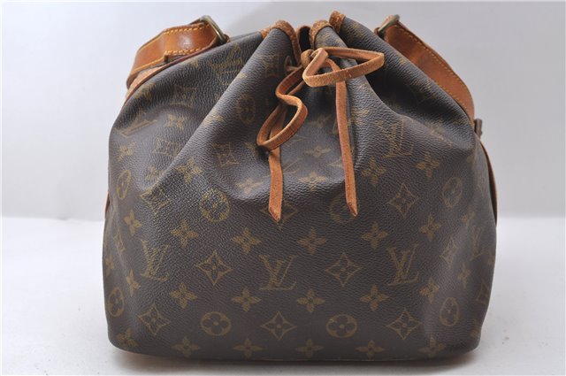 Authentic Louis Vuitton Monogram Petit Noe Shoulder Bag M42226 LV 0775D