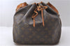 Authentic Louis Vuitton Monogram Petit Noe Shoulder Bag M42226 LV 0775D