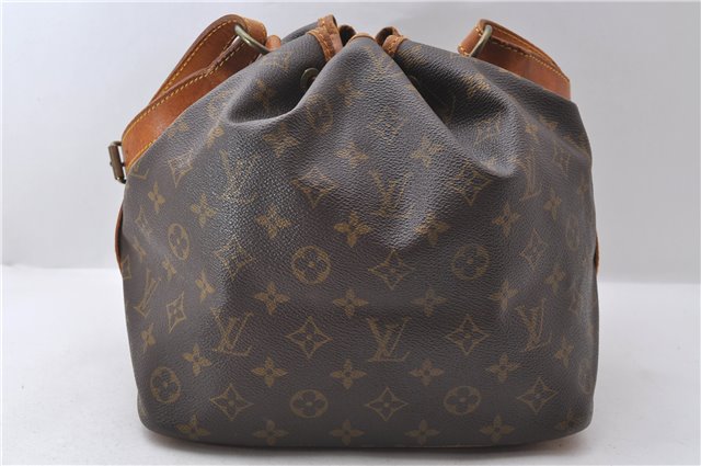 Authentic Louis Vuitton Monogram Petit Noe Shoulder Bag M42226 LV 0775D