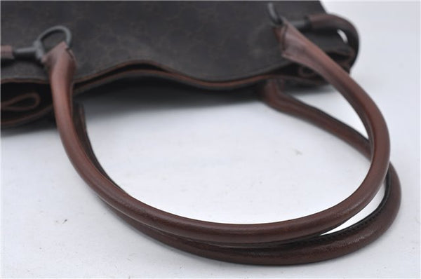 Authentic GUCCI Vintage Shoulder Tote Bag GG Canvas Leather 101971 Brown 0775F
