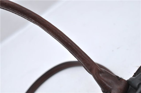 Authentic GUCCI Vintage Shoulder Tote Bag GG Canvas Leather 101971 Brown 0775F