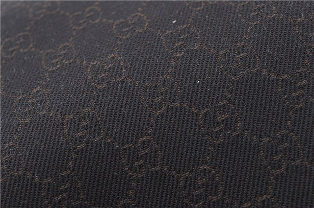 Authentic GUCCI Vintage Shoulder Tote Bag GG Canvas Leather 101971 Brown 0775F