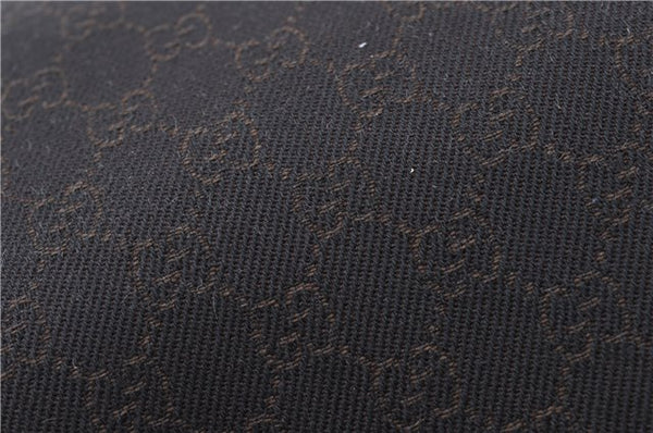 Authentic GUCCI Vintage Shoulder Tote Bag GG Canvas Leather 101971 Brown 0775F