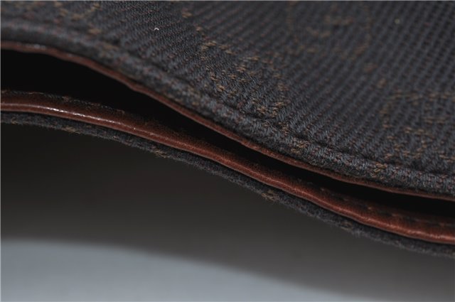 Authentic GUCCI Vintage Shoulder Tote Bag GG Canvas Leather 101971 Brown 0775F