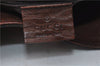 Authentic GUCCI Vintage Shoulder Tote Bag GG Canvas Leather 101971 Brown 0775F