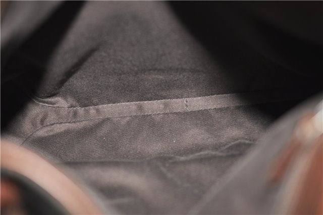 Authentic GUCCI Vintage Shoulder Tote Bag GG Canvas Leather 101971 Brown 0775F