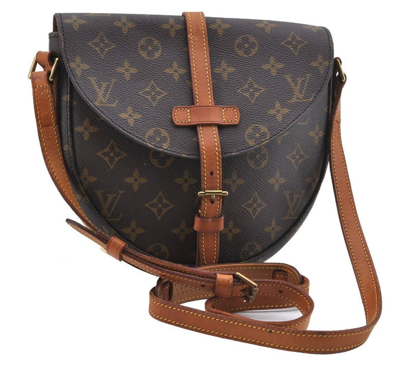 Auth Louis Vuitton Monogram Chantilly MM Shoulder Cross Body Bag M51233 LV 0776D