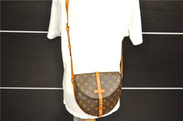 Auth Louis Vuitton Monogram Chantilly MM Shoulder Cross Body Bag M51233 LV 0776D