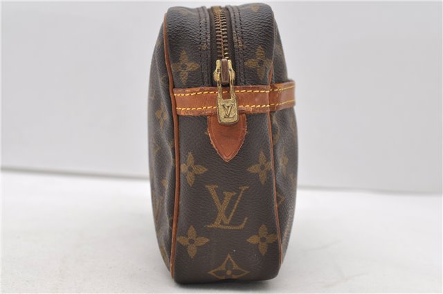 Authentic Louis Vuitton Monogram Compiegne 23 Clutch Hand Bag M51847 LV 0777D