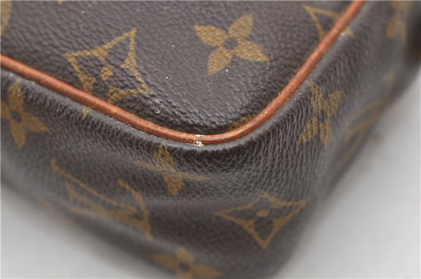 Authentic Louis Vuitton Monogram Compiegne 23 Clutch Hand Bag M51847 LV 0777D