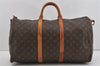 Auth Louis Vuitton Monogram Keepall Bandouliere 50 Boston Bag Old Model LV 0777I