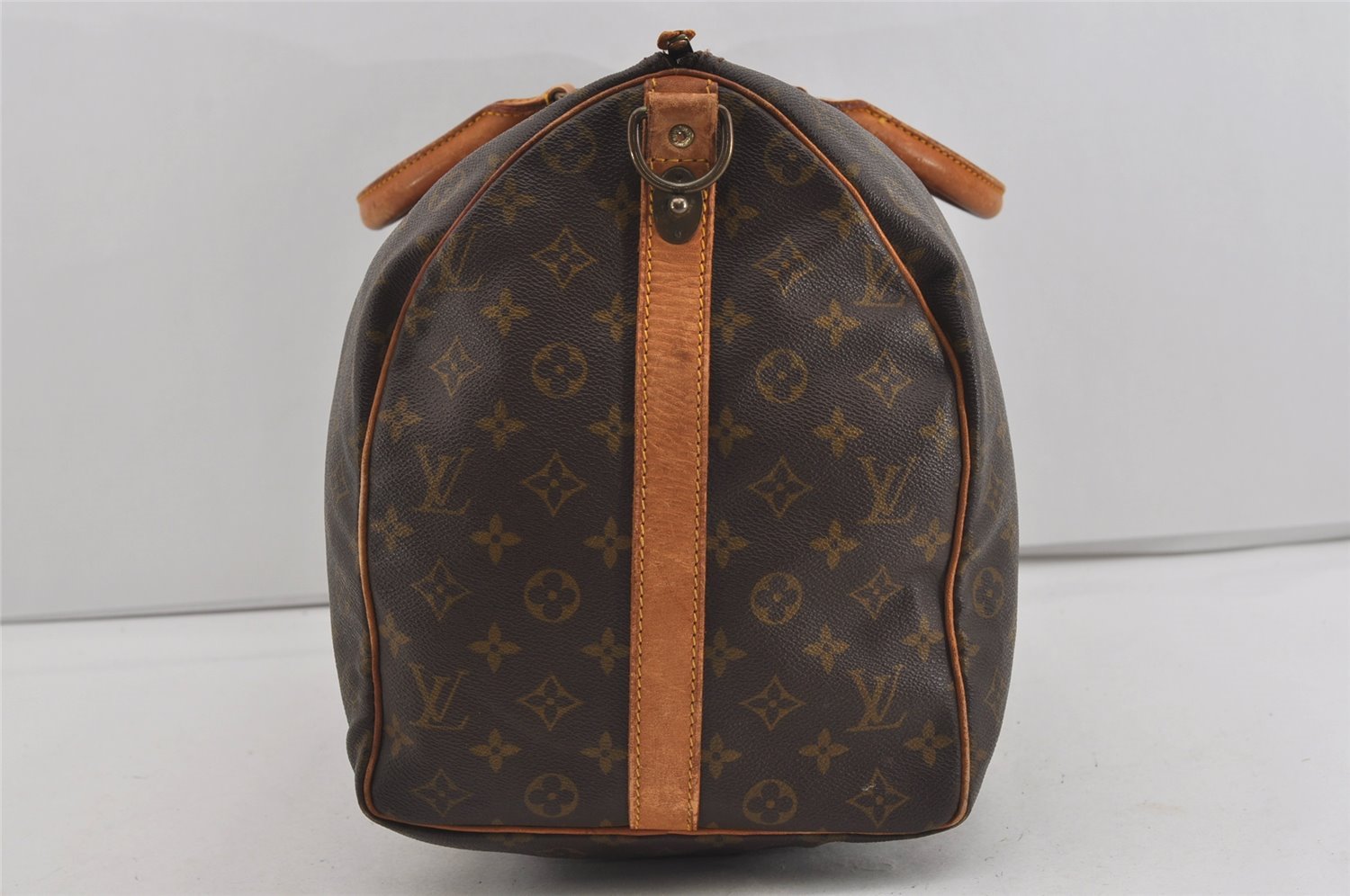 Auth Louis Vuitton Monogram Keepall Bandouliere 50 Boston Bag Old Model LV 0777I