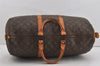 Auth Louis Vuitton Monogram Keepall Bandouliere 50 Boston Bag Old Model LV 0777I