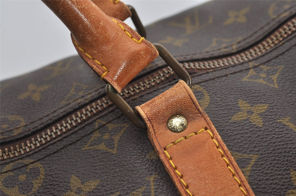Auth Louis Vuitton Monogram Keepall Bandouliere 50 Boston Bag Old Model LV 0777I
