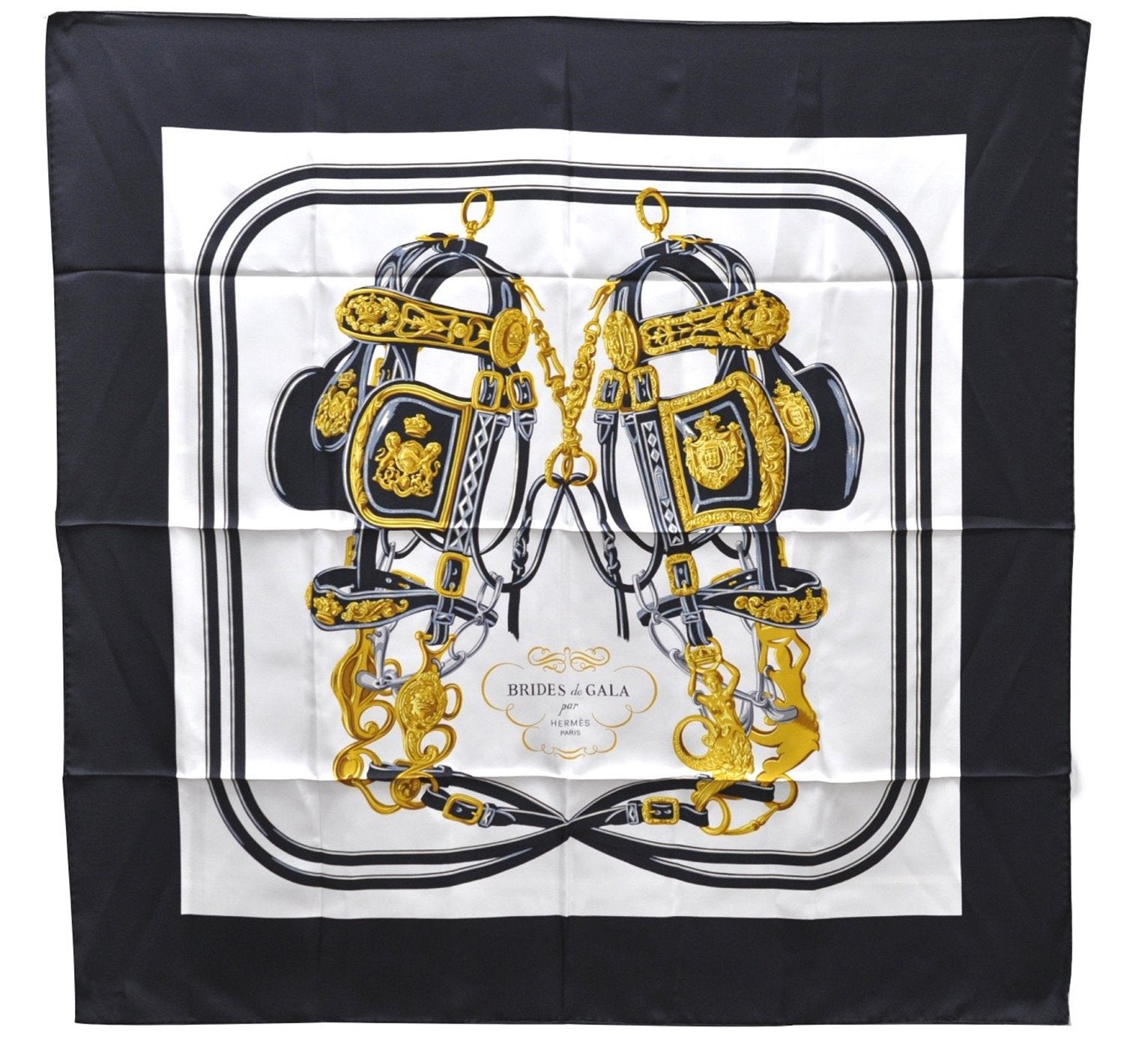 Authentic HERMES Carre 90 Scarf 