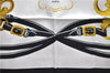 Authentic HERMES Carre 90 Scarf "BRIDES de GALA" Silk Black 0779E