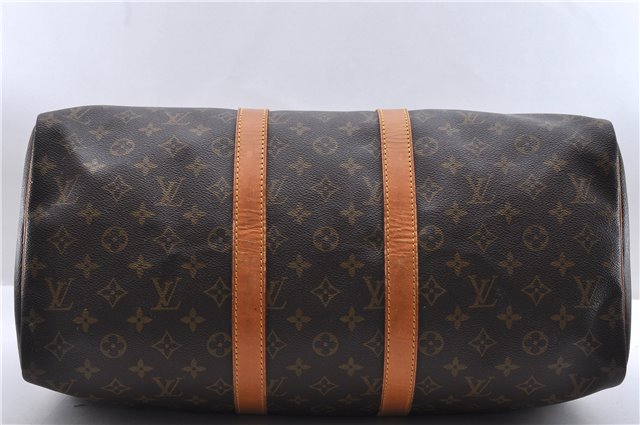 Authentic Louis Vuitton Monogram Keepall 45 Boston Bag M41428 LV 0780D