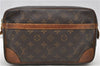 Authentic Louis Vuitton Monogram Compiegne 28 Clutch Hand Bag M51845 LV 0781D