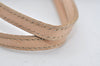 Authentic FENDI Vintage Zucchino Hand Bag Purse Canvas Leather Pink 0781I