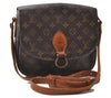 Auth Louis Vuitton Monogram Saint Cloud GM Shoulder Cross Bag M51242 LV 0782D