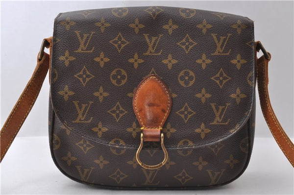 Auth Louis Vuitton Monogram Saint Cloud GM Shoulder Cross Bag M51242 LV 0782D