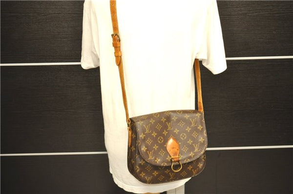 Auth Louis Vuitton Monogram Saint Cloud GM Shoulder Cross Bag M51242 LV 0782D