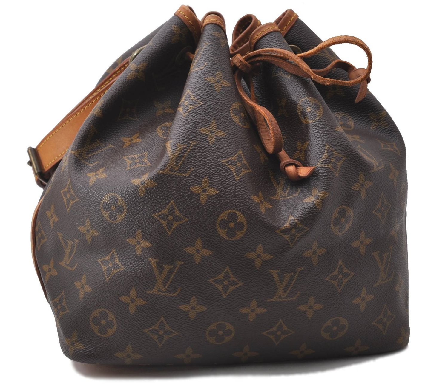 Authentic Louis Vuitton Monogram Petit Noe Shoulder Bag M42226 LV 0784D