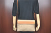 Authentic FENDI Zucchino Shoulder Cross Bag Canvas Leather Beige Brown 0785B